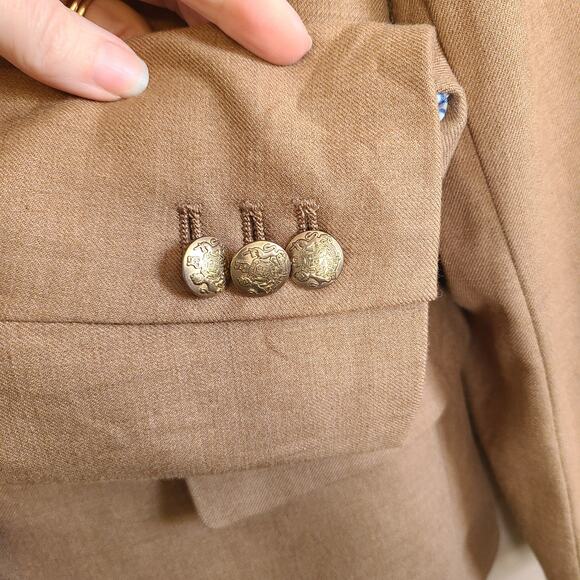 NWOT J Crew Womens 4 Original Schoolboy Wool Blend Blazer Jacket Camel Tan Prep - Picture 5 of 12